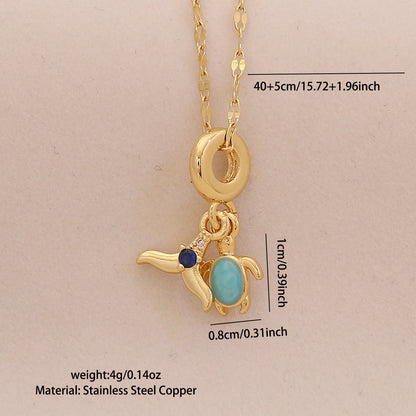 Tropical Tide Sea Life Necklace