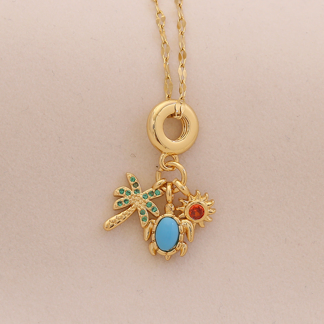 Tropical Tide Sea Life Necklace