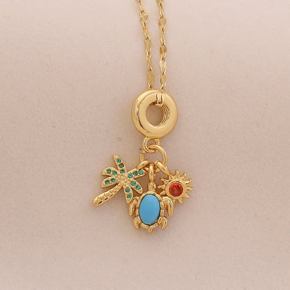 Tropical Tide Sea Life Necklace