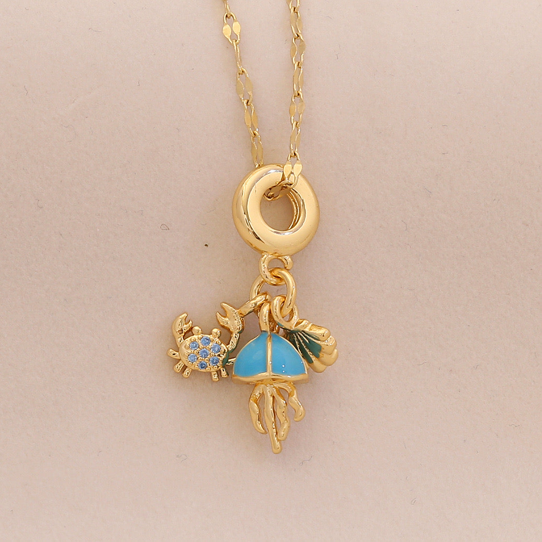 Tropical Tide Sea Life Necklace