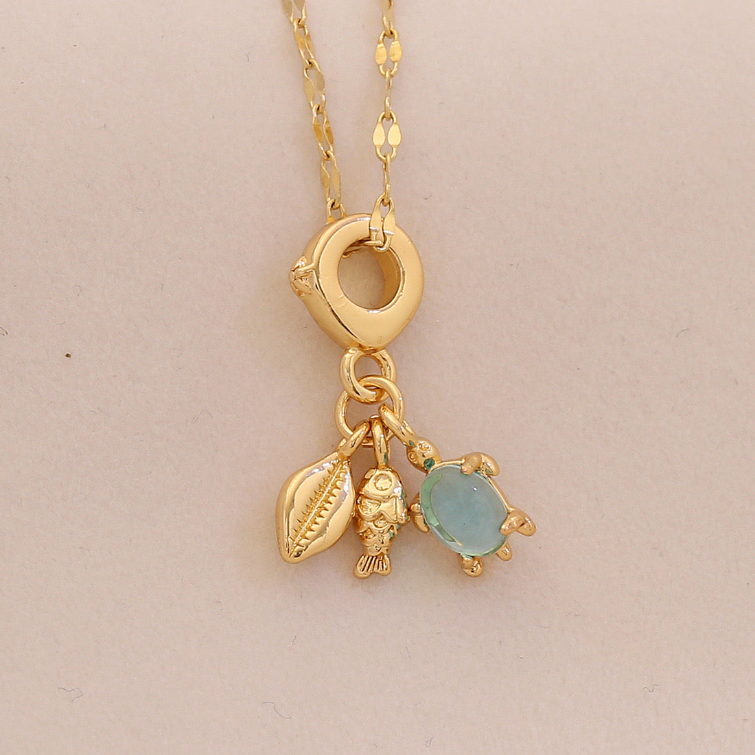 Tropical Tide Sea Life Necklace