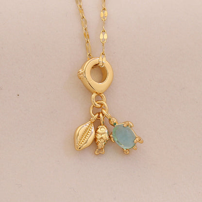 Tropical Tide Sea Life Necklace