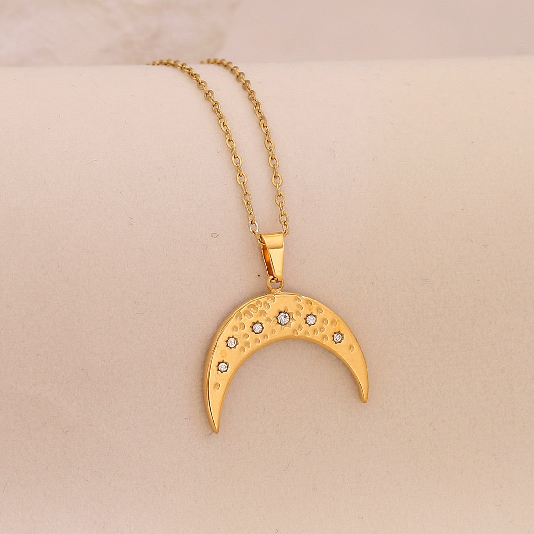 Lunar Glow Star & Moon Necklace