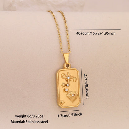 Lunar Glow Star & Moon Necklace