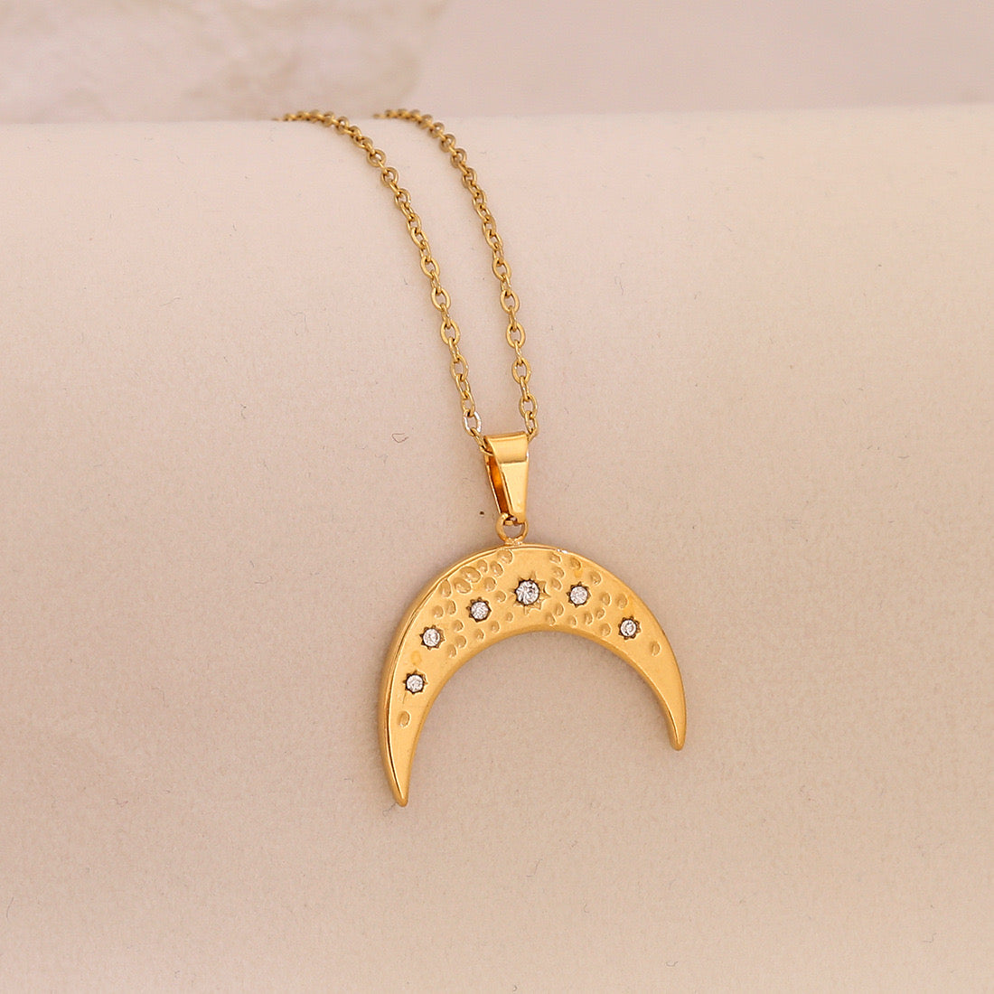 Lunar Glow Star & Moon Necklace