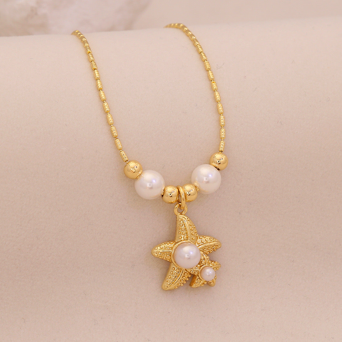 Ocean Grace Pearl Pendant Necklace