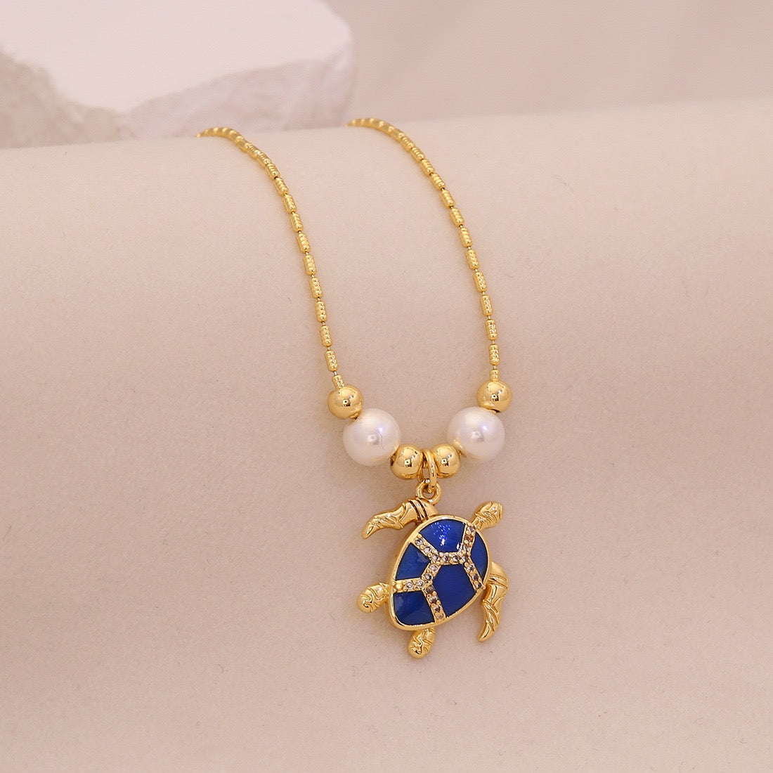Marine Muse Zircon Sea Life Necklace