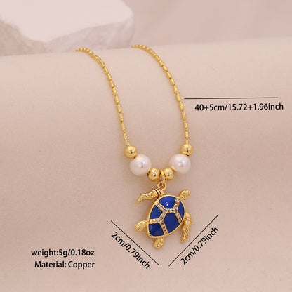 Marine Muse Zircon Sea Life Necklace