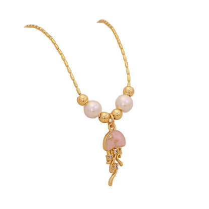 Marine Muse Zircon Sea Life Necklace