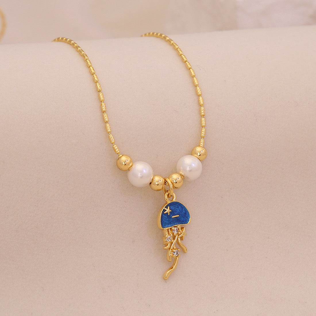 Marine Muse Zircon Sea Life Necklace