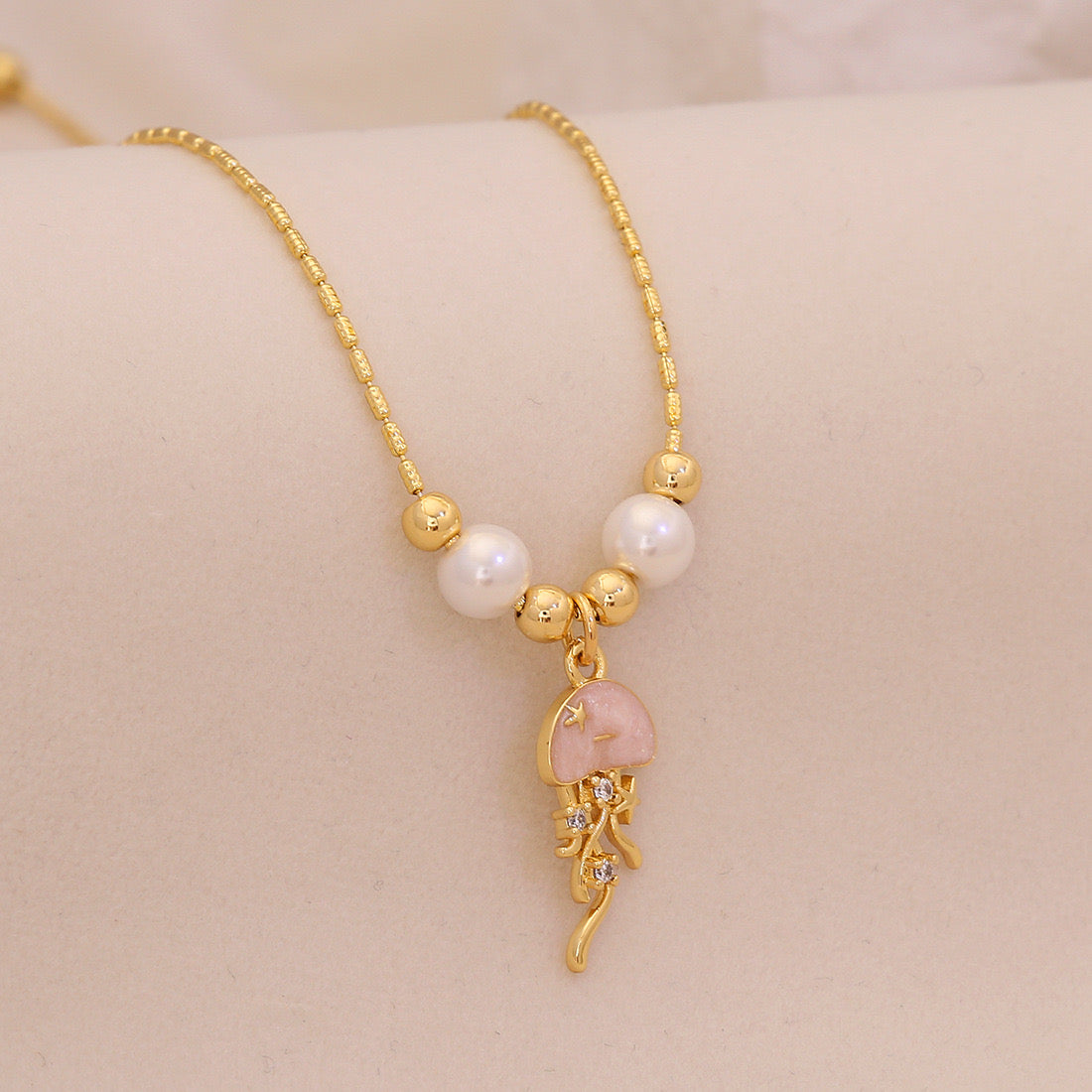 Marine Muse Zircon Sea Life Necklace