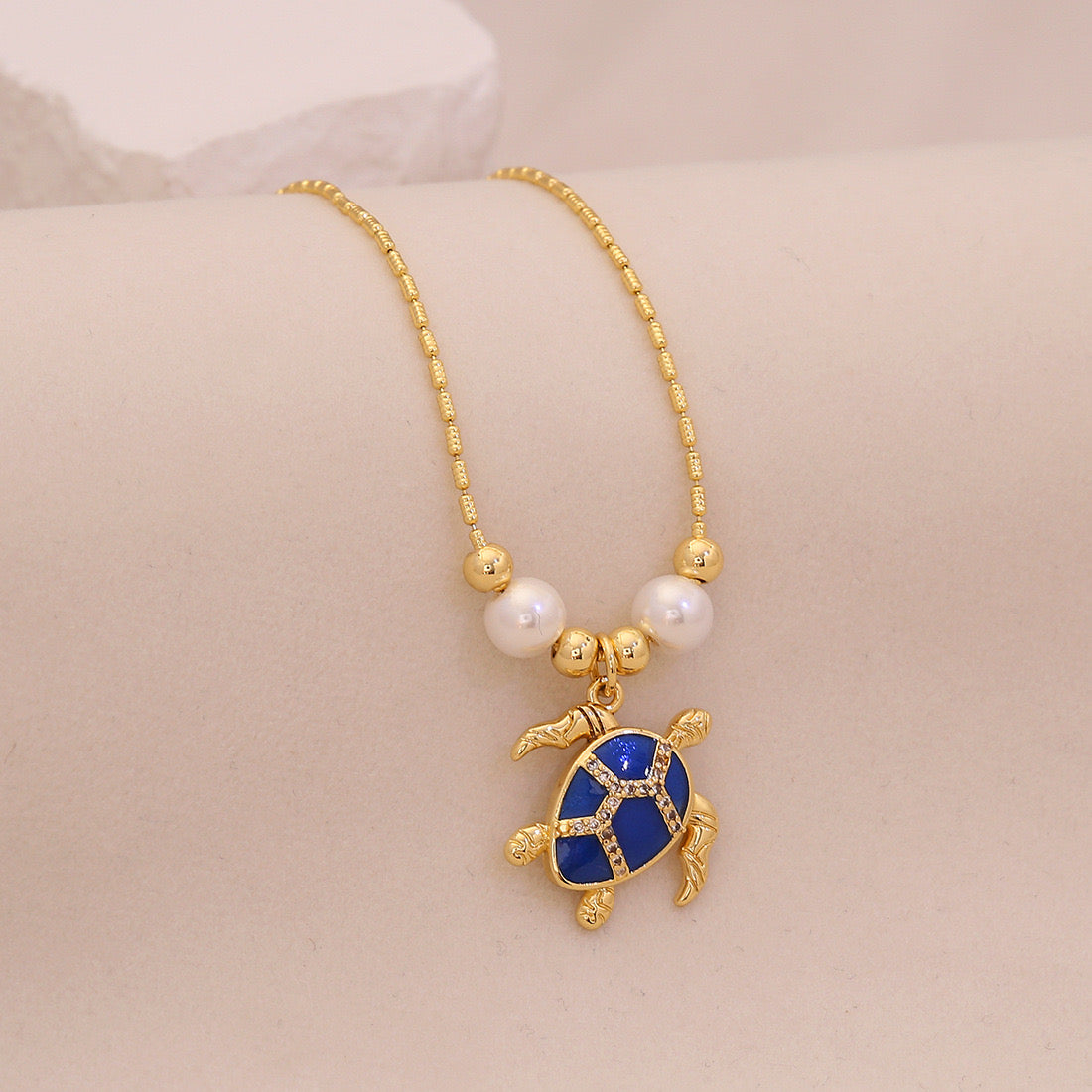 Marine Muse Zircon Sea Life Necklace