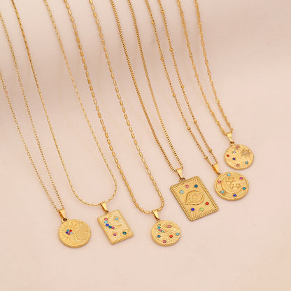 Celestial Glow Zircon Necklace