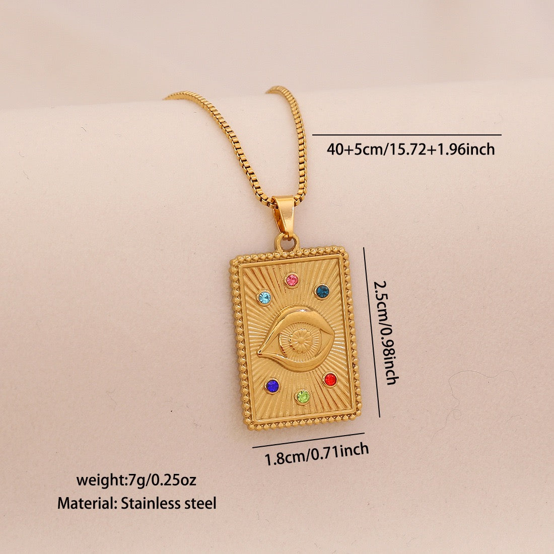 Celestial Glow Zircon Necklace