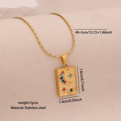 Celestial Glow Zircon Necklace