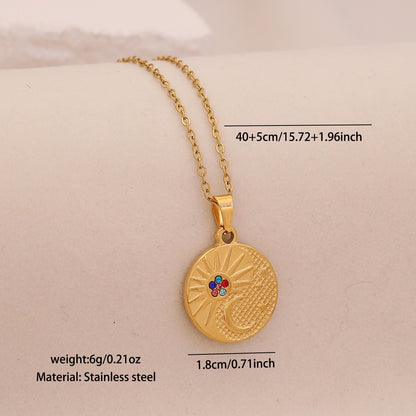 Celestial Glow Zircon Necklace