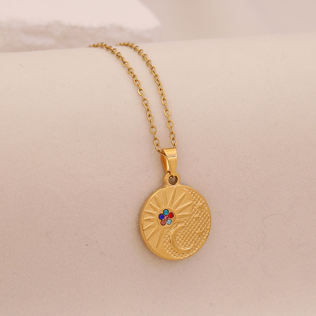 Celestial Glow Zircon Necklace