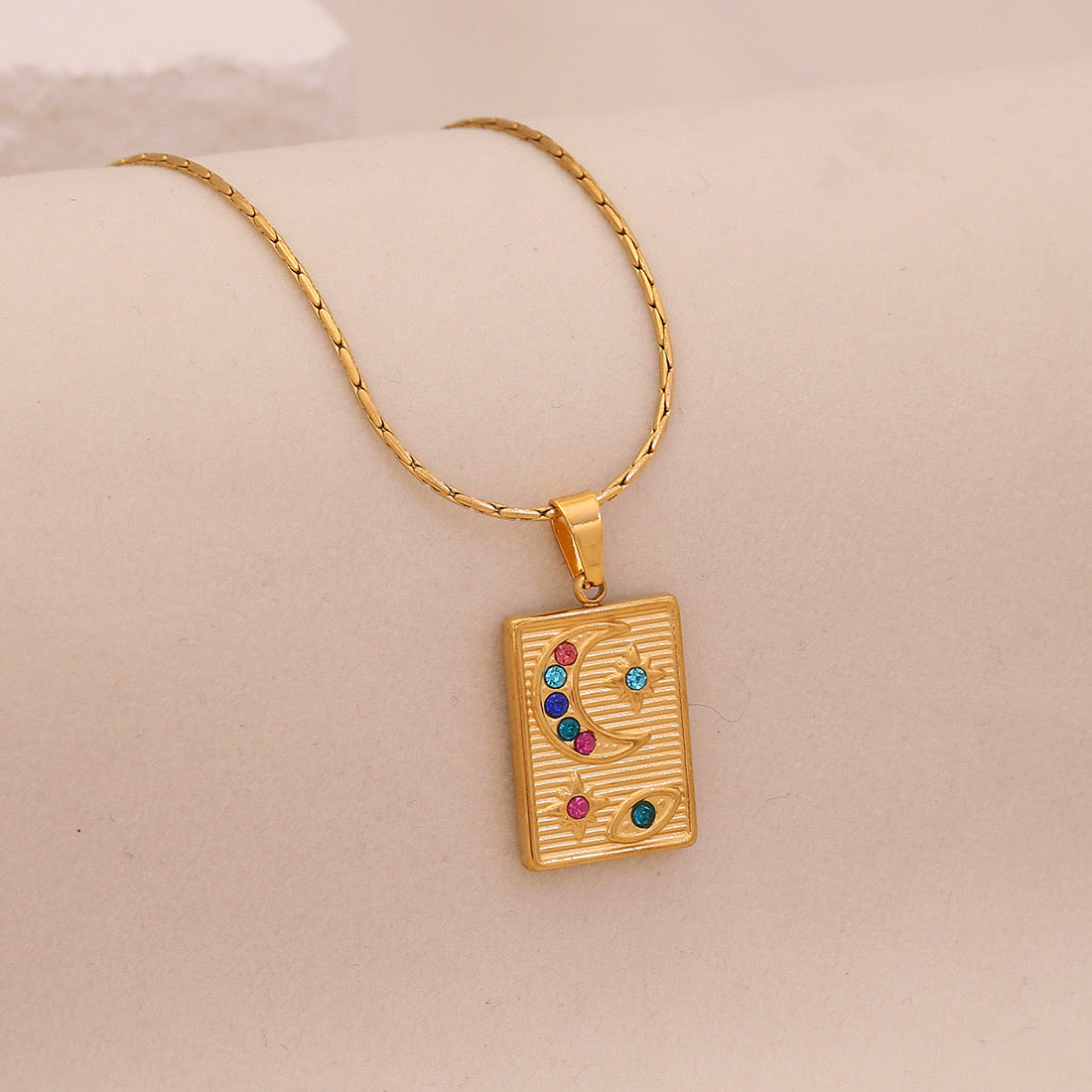 Celestial Glow Zircon Necklace