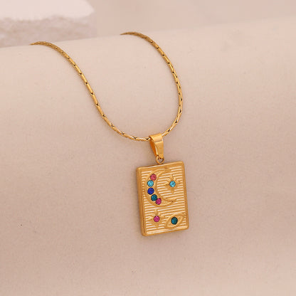 Celestial Glow Zircon Necklace