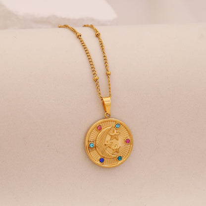 Celestial Glow Zircon Necklace