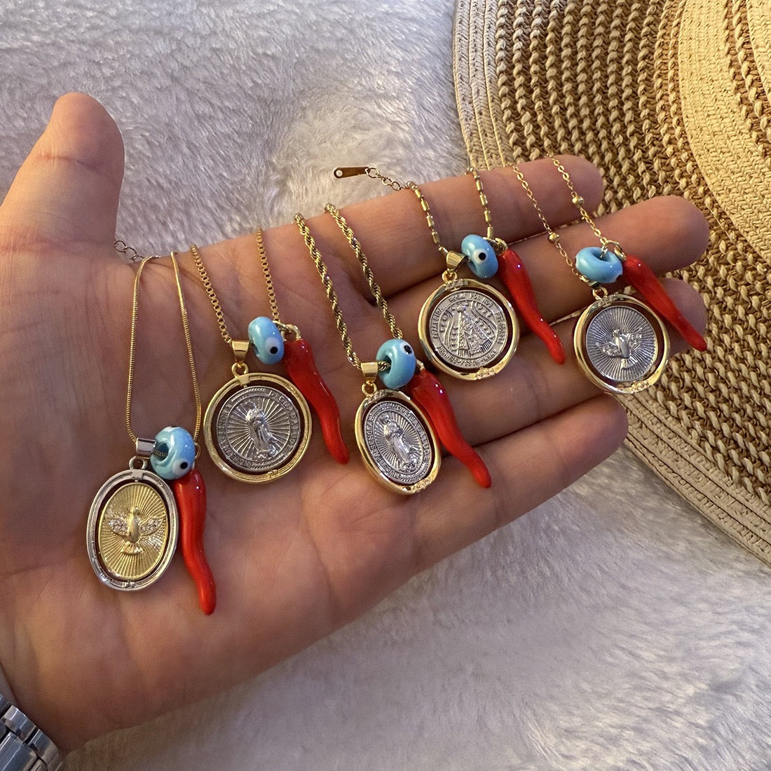 Divine Flame Protection Necklace