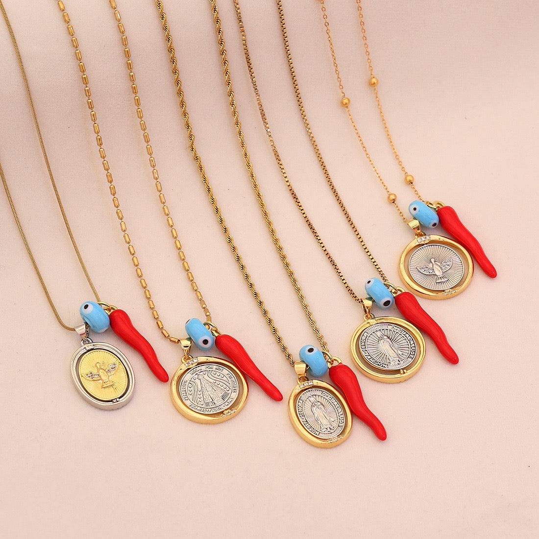 Divine Flame Protection Necklace