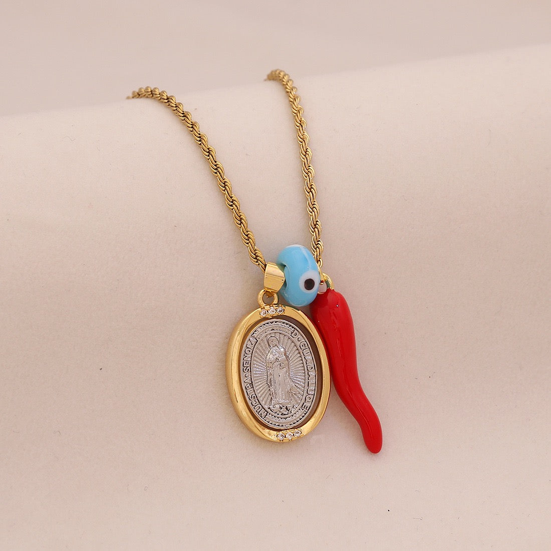 Divine Flame Protection Necklace