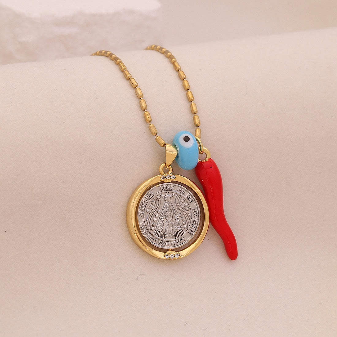 Divine Flame Protection Necklace