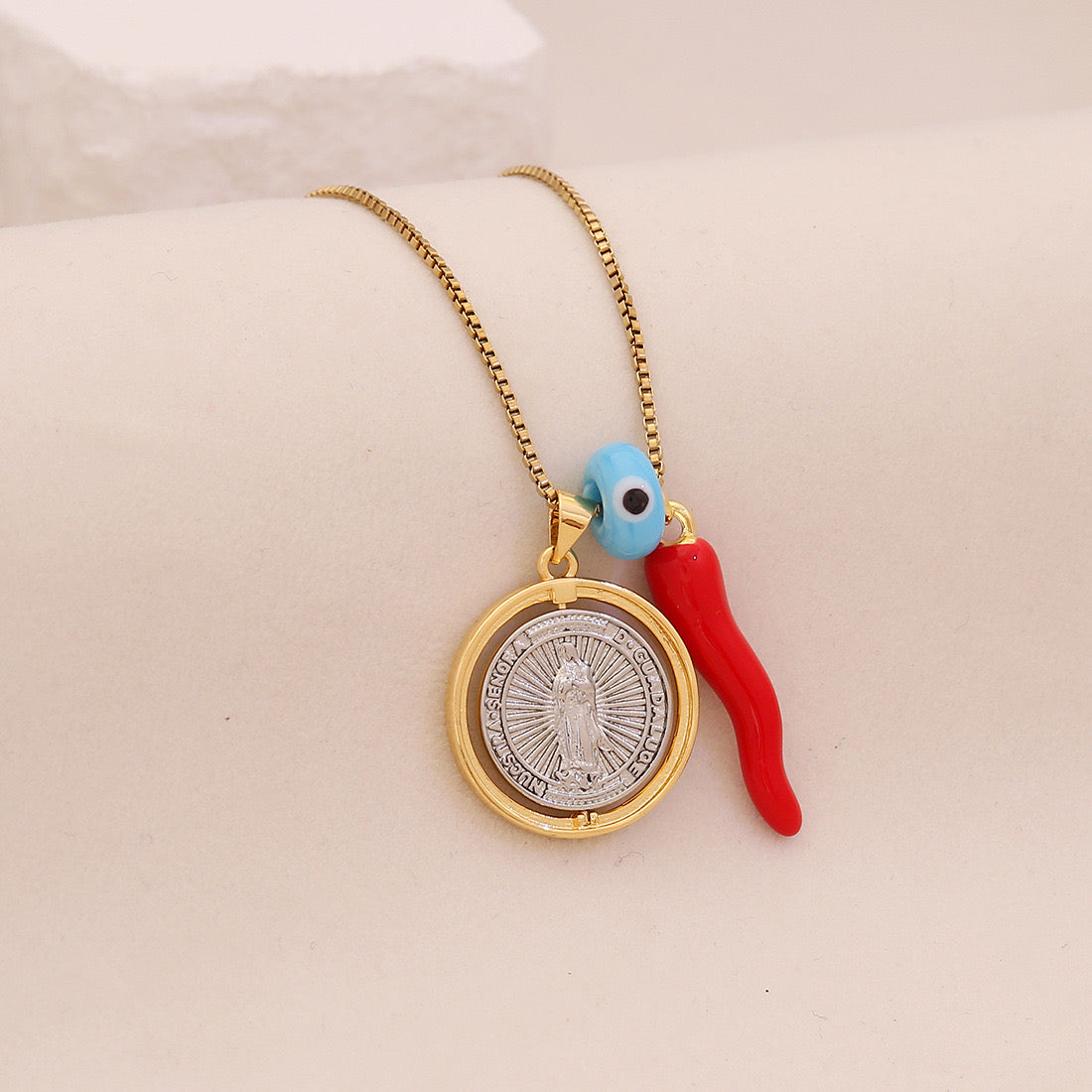 Divine Flame Protection Necklace