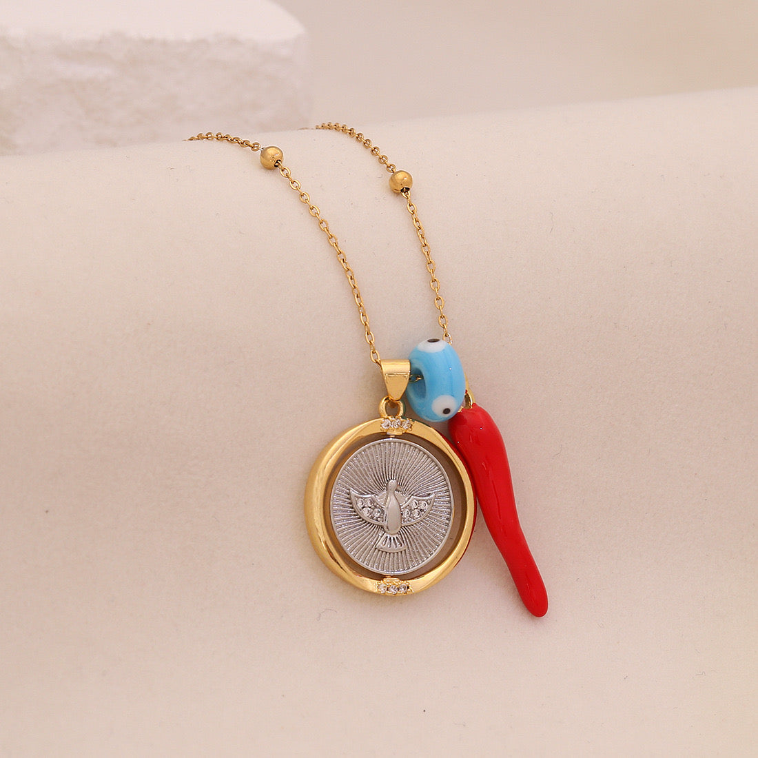 Divine Flame Protection Necklace