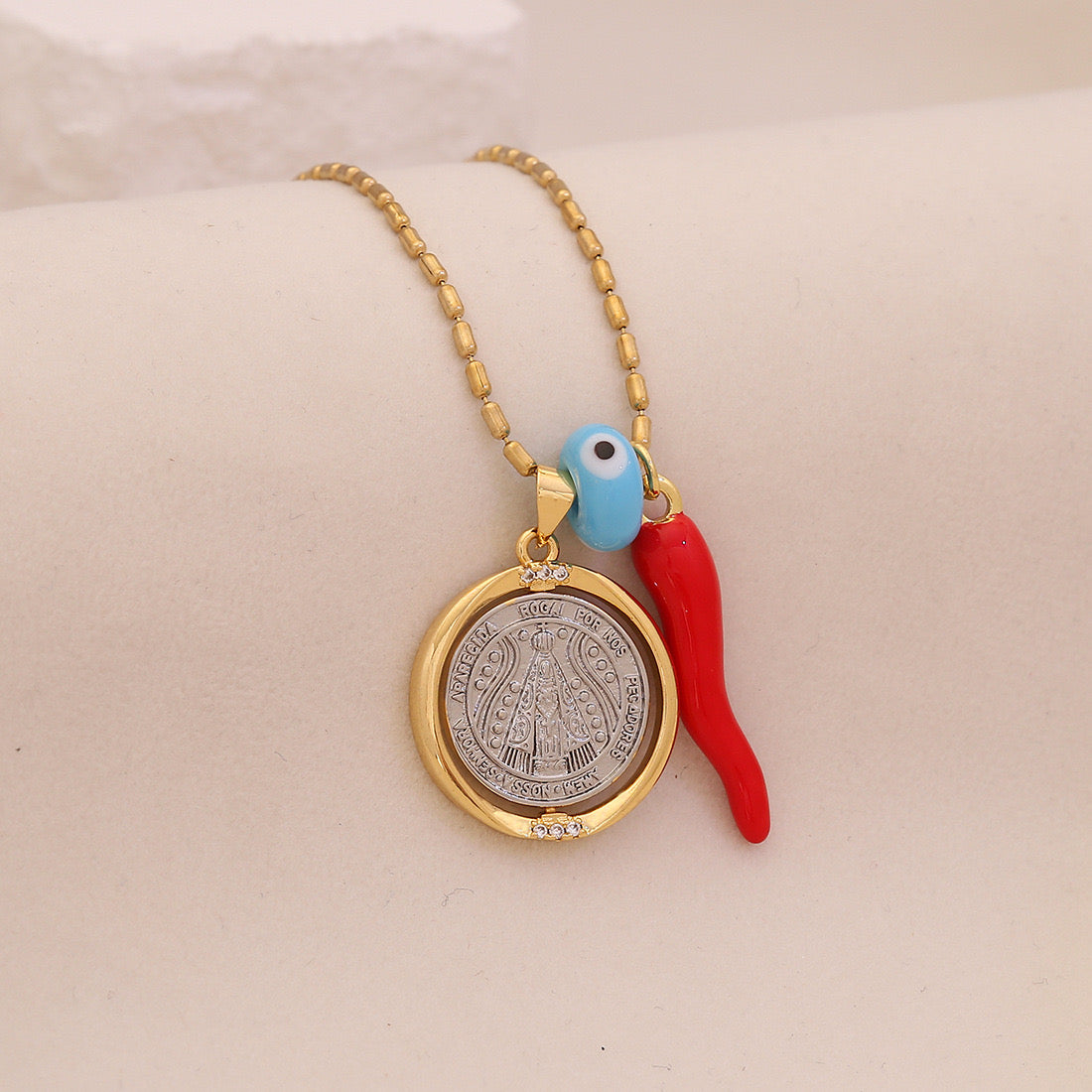 Divine Flame Protection Necklace