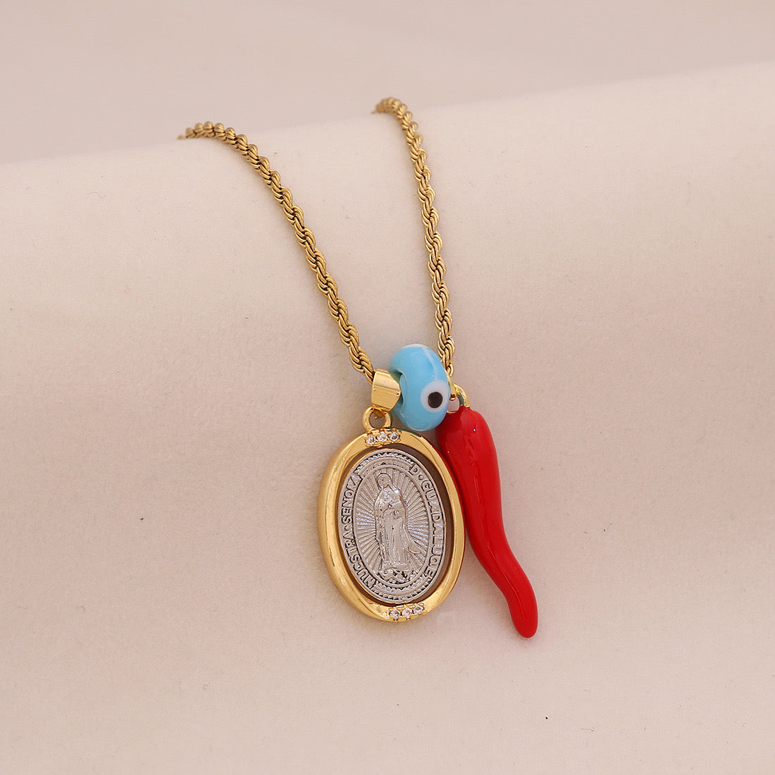 Divine Flame Protection Necklace