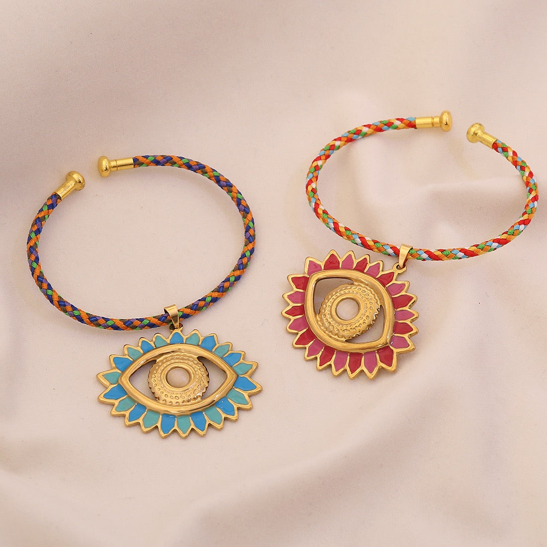 Mystic Eye Statement Necklace Set