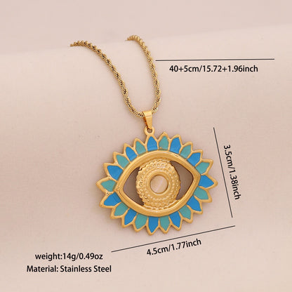 Mystic Eye Statement Necklace Set