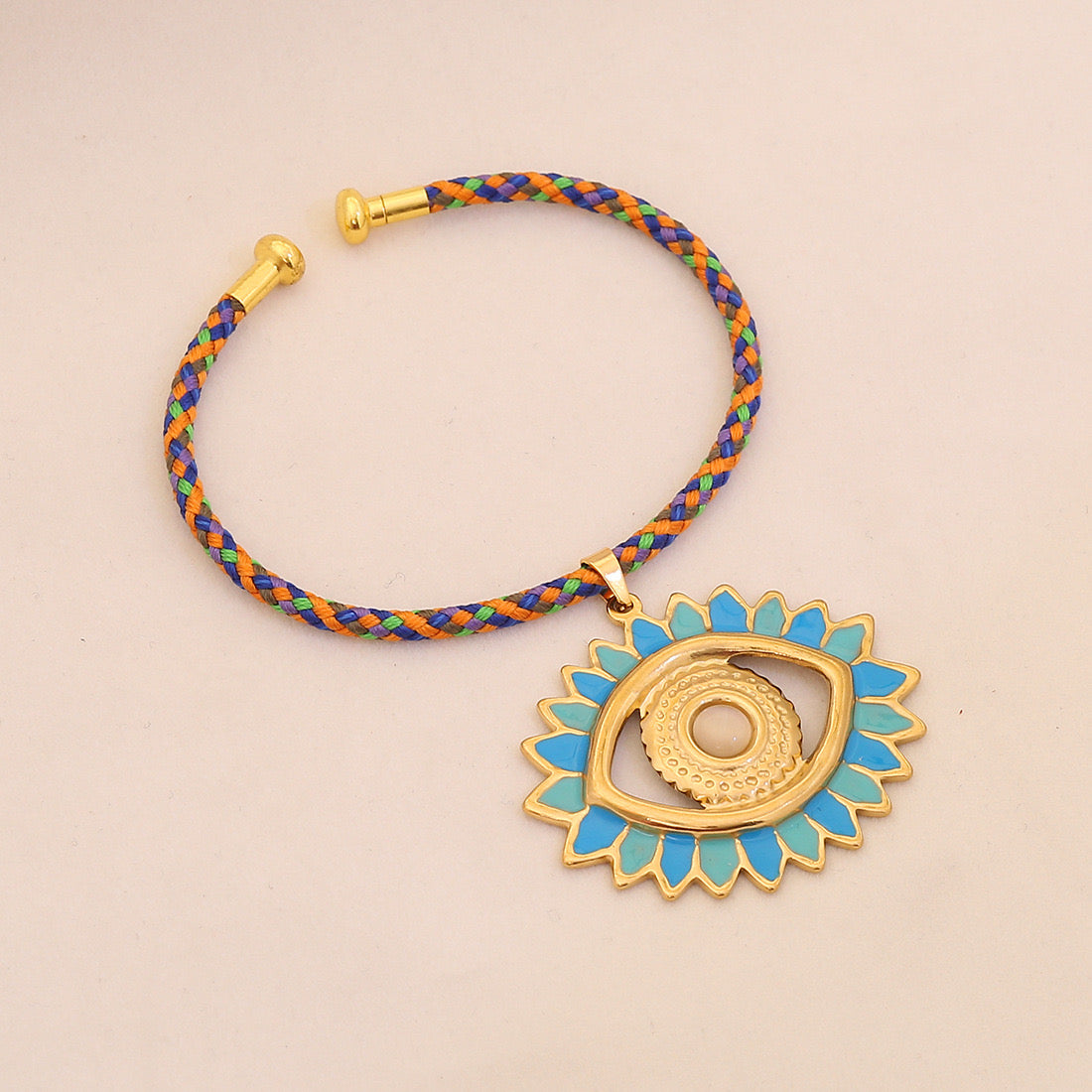 Mystic Eye Statement Necklace Set