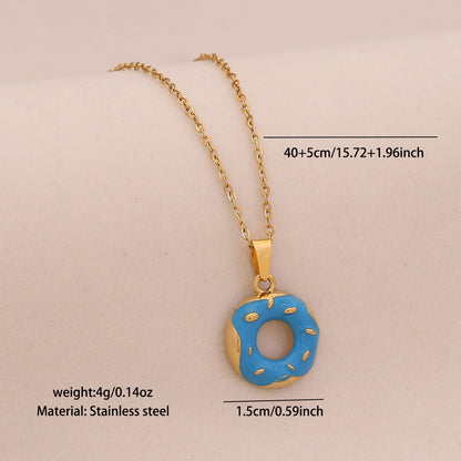 Sweet Bliss Donut & Ice Cream Necklace