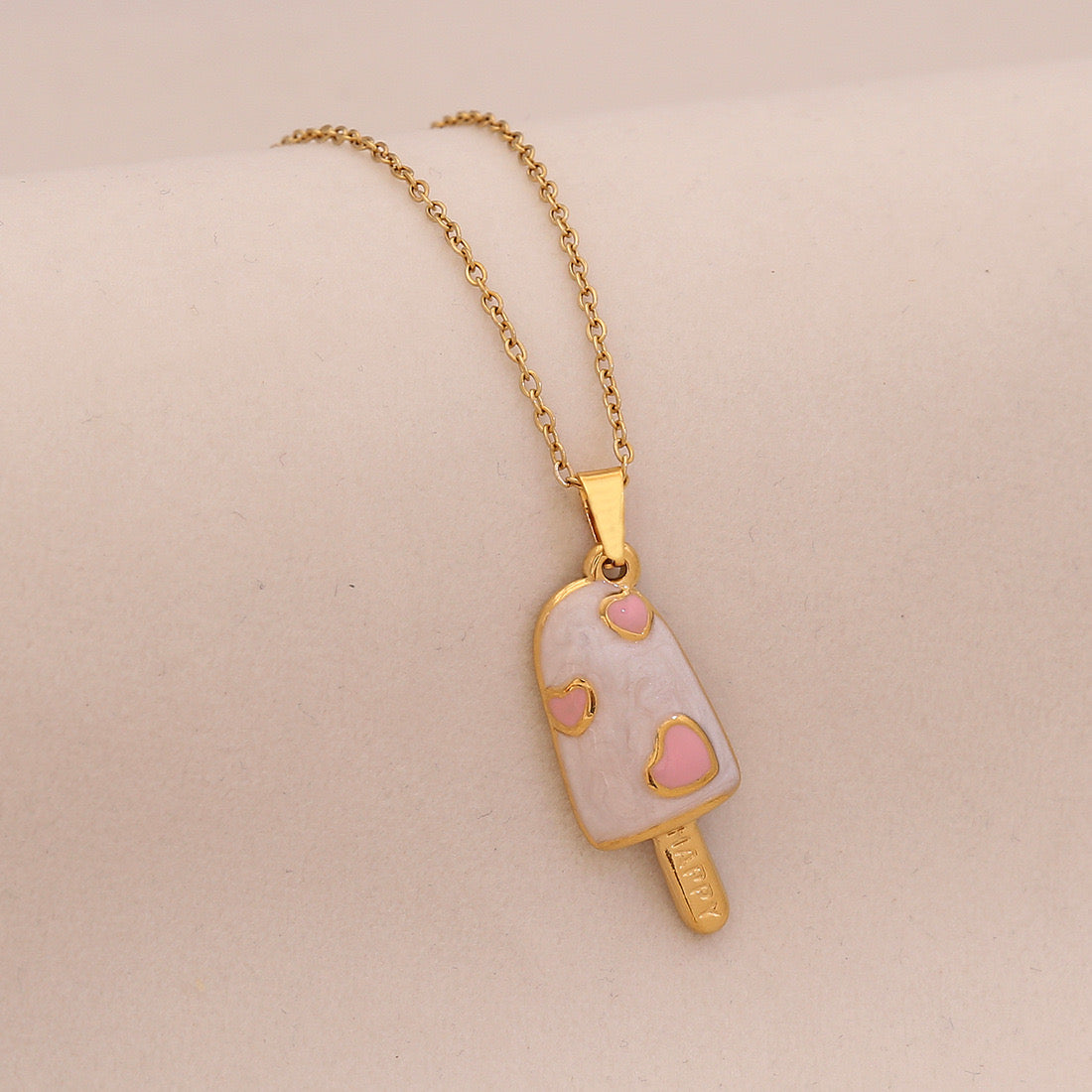 Sweet Bliss Donut & Ice Cream Necklace