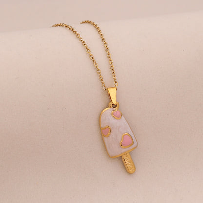 Sweet Bliss Donut & Ice Cream Necklace