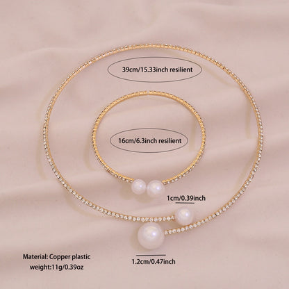 Luna Pearl Necklace Set