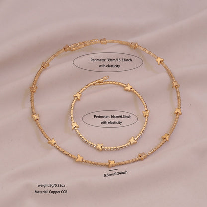 Radiant Claw Rhinestone Choker Set