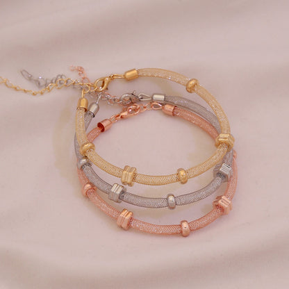 Lustre Glow Rhinestone Cuff Set