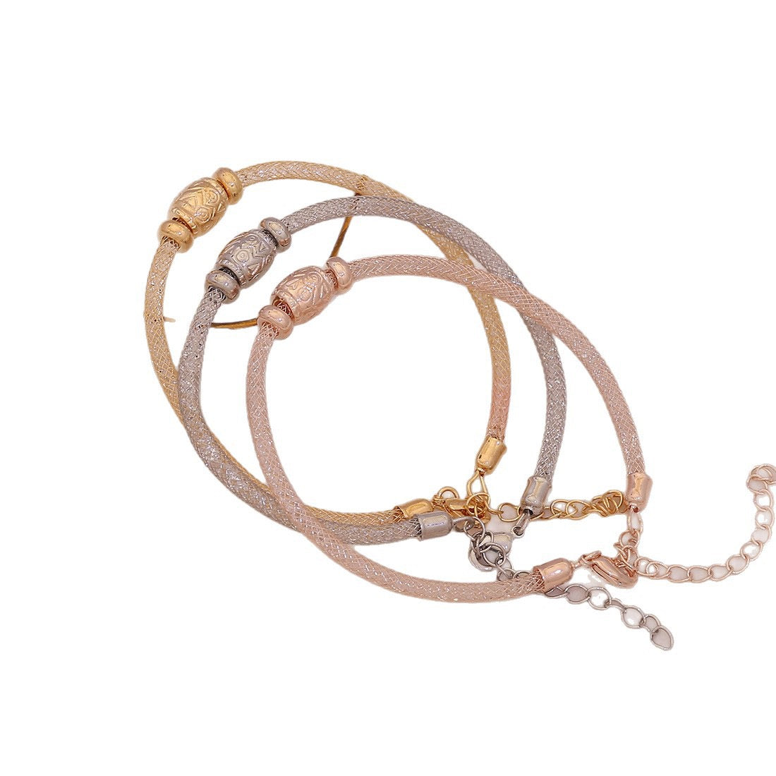 Lustre Glow Rhinestone Cuff Set