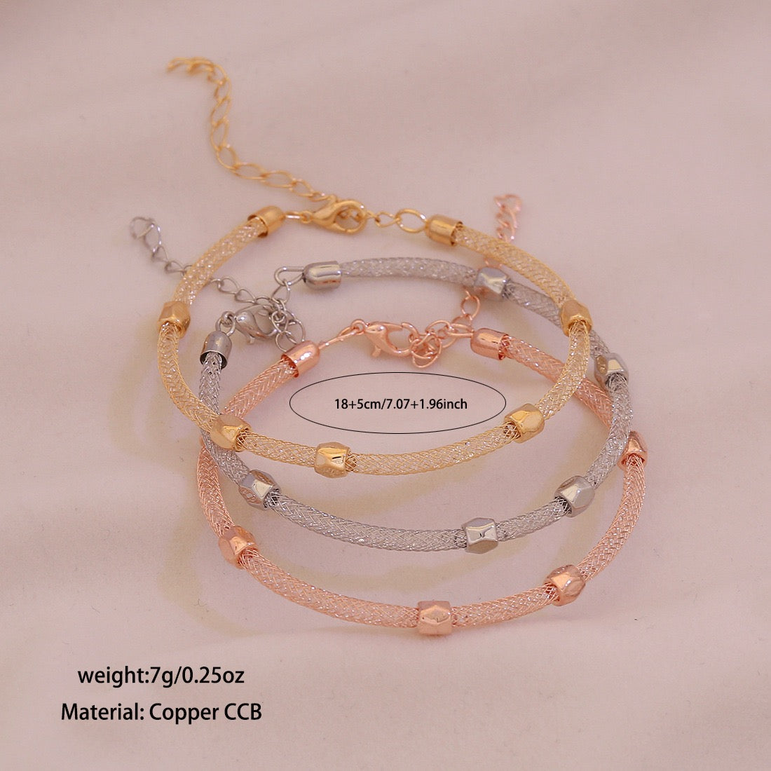 Lustre Glow Rhinestone Cuff Set