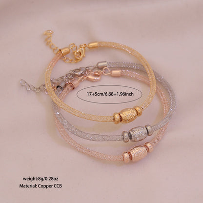 Lustre Glow Rhinestone Cuff Set