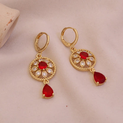 Vintage Teardrop Filigree Earrings