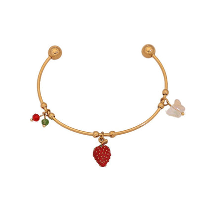 Blooming Heart Charm Bracelet