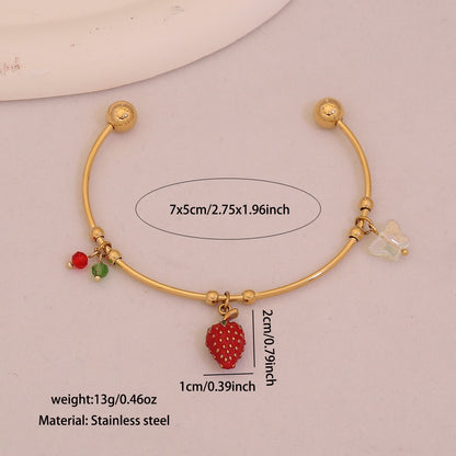 Blooming Heart Charm Bracelet
