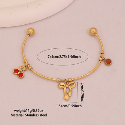 Blooming Heart Charm Bracelet