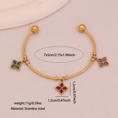 Blooming Heart Charm Bracelet