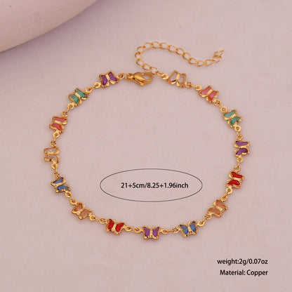 Whimsical Charm Crystal Anklet